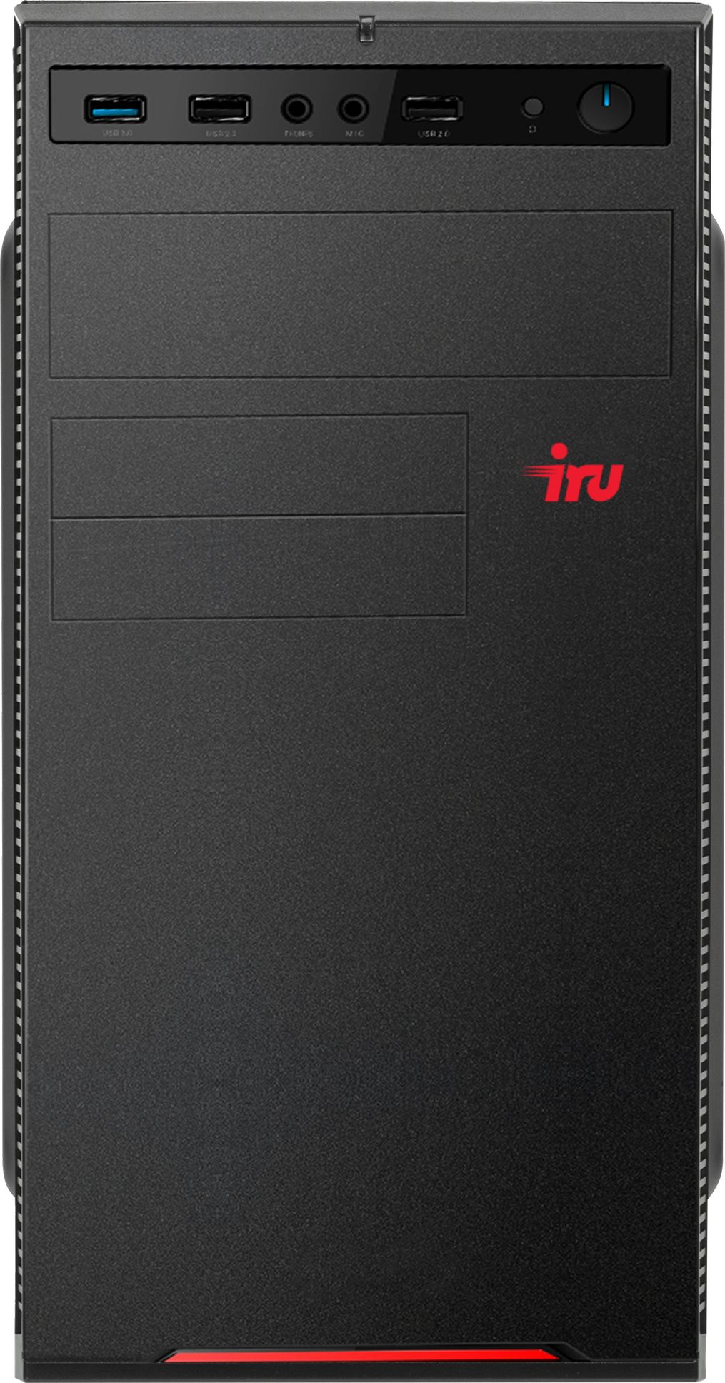 ПК IRU Home 310H5SE MT i3 10105 (3.7) 8Gb SSD240Gb UHDG 630 Windows 10 Professional 64 GbitEth 400W черный (1793500)