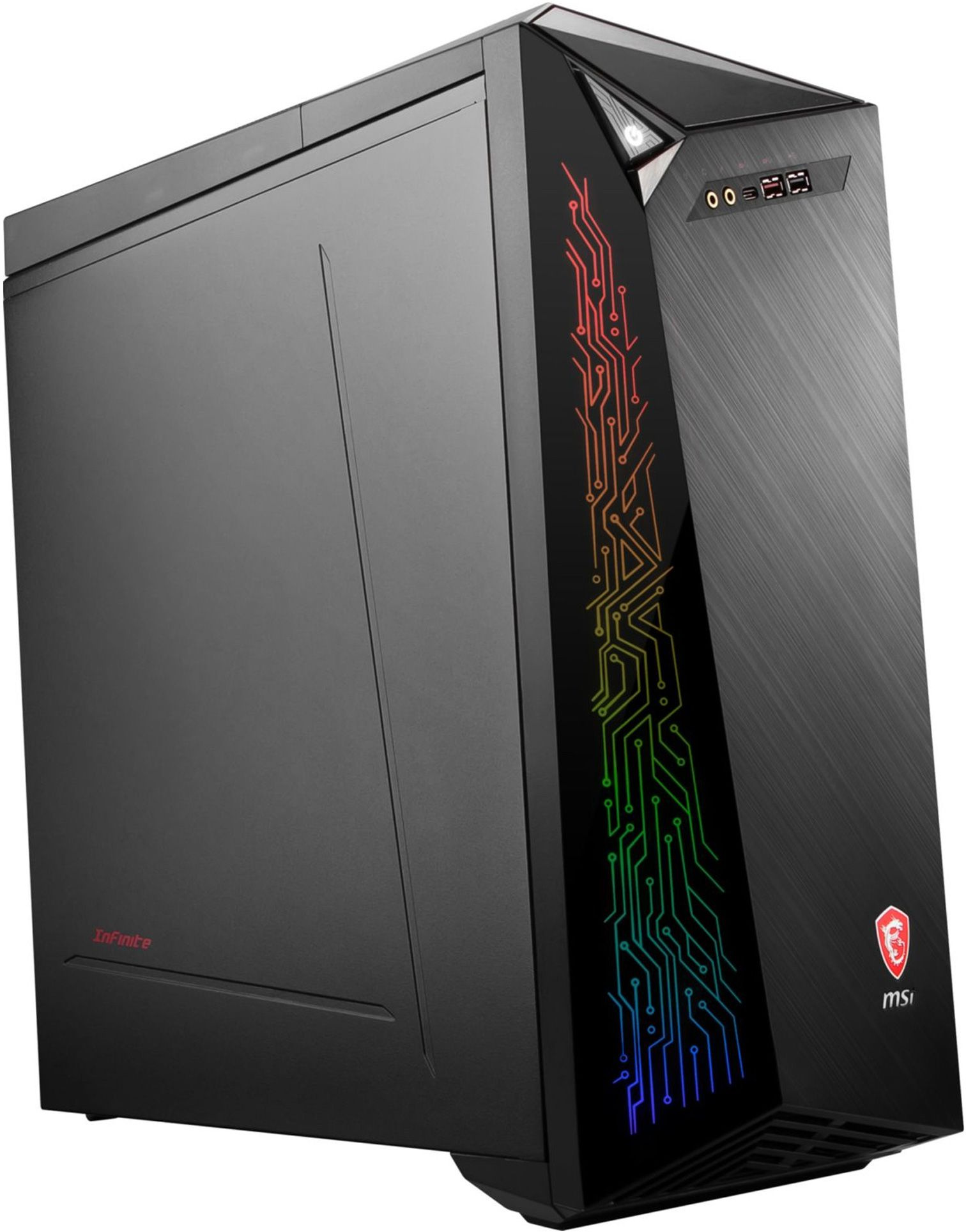 ПК MSI Infinite 11TH-1610XRU MT i5 11400F (2.6) 16Gb SSD1Tb RTX3050 8Gb noOS GbitEth WiFi BT 500W черный (9S6-B91591-1610)