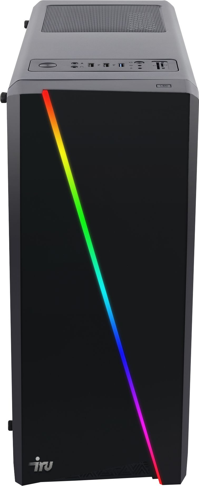 ПК IRU Home 310H5GE MT i3 10105 (3.7) 16Gb SSD512Gb UHDG 630 Free DOS GbitEth 500W черный (1829617)