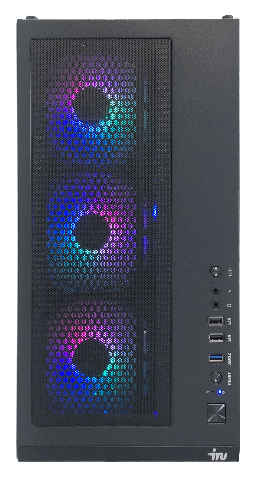 ПК IRU Game 710Z5GP MT i7 11700F (2.5) 32Gb SSD1Tb RTX3090 24Gb Free DOS GbitEth 800W черный (1841989) — фото 9