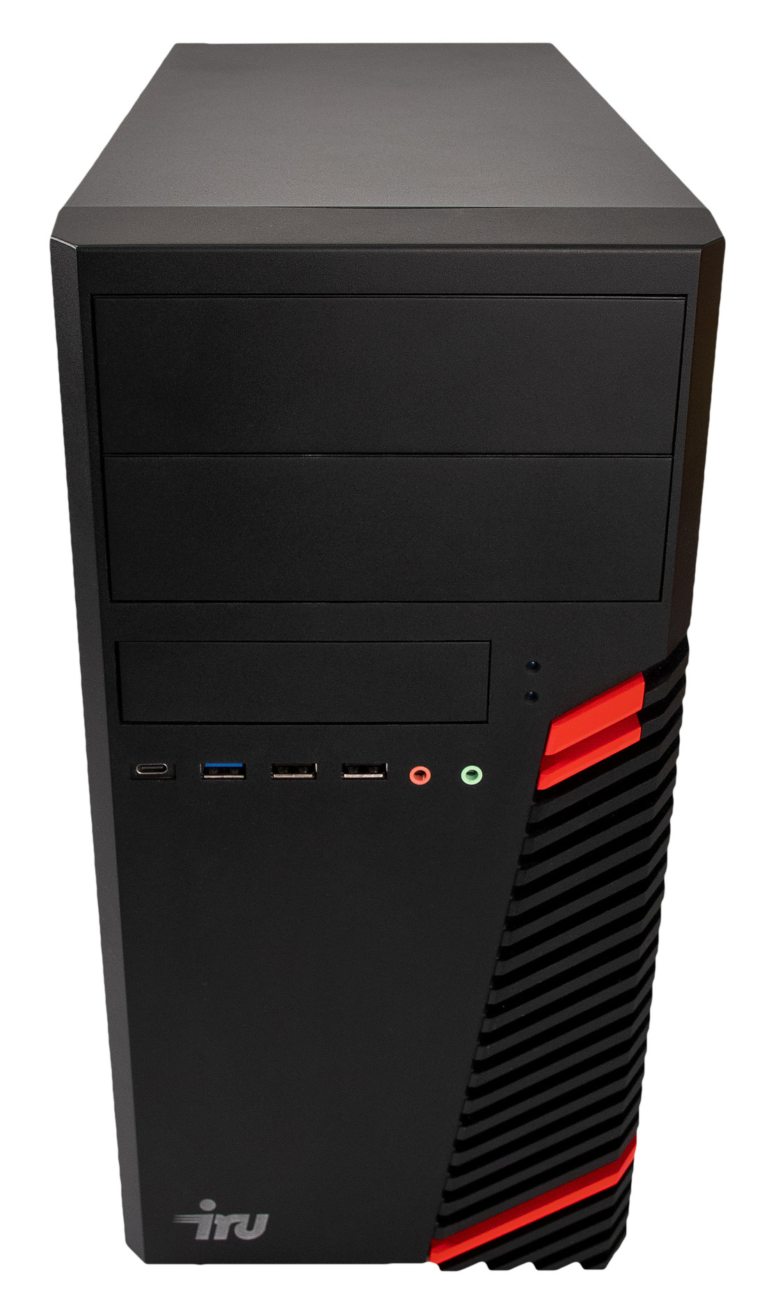ПК IRU Опал 515 MT i5 10400 (2.9) 8Gb SSD256Gb UHDG 630 Free DOS GbitEth 400W kb мышь клавиатура черный (1844519) — фото 5