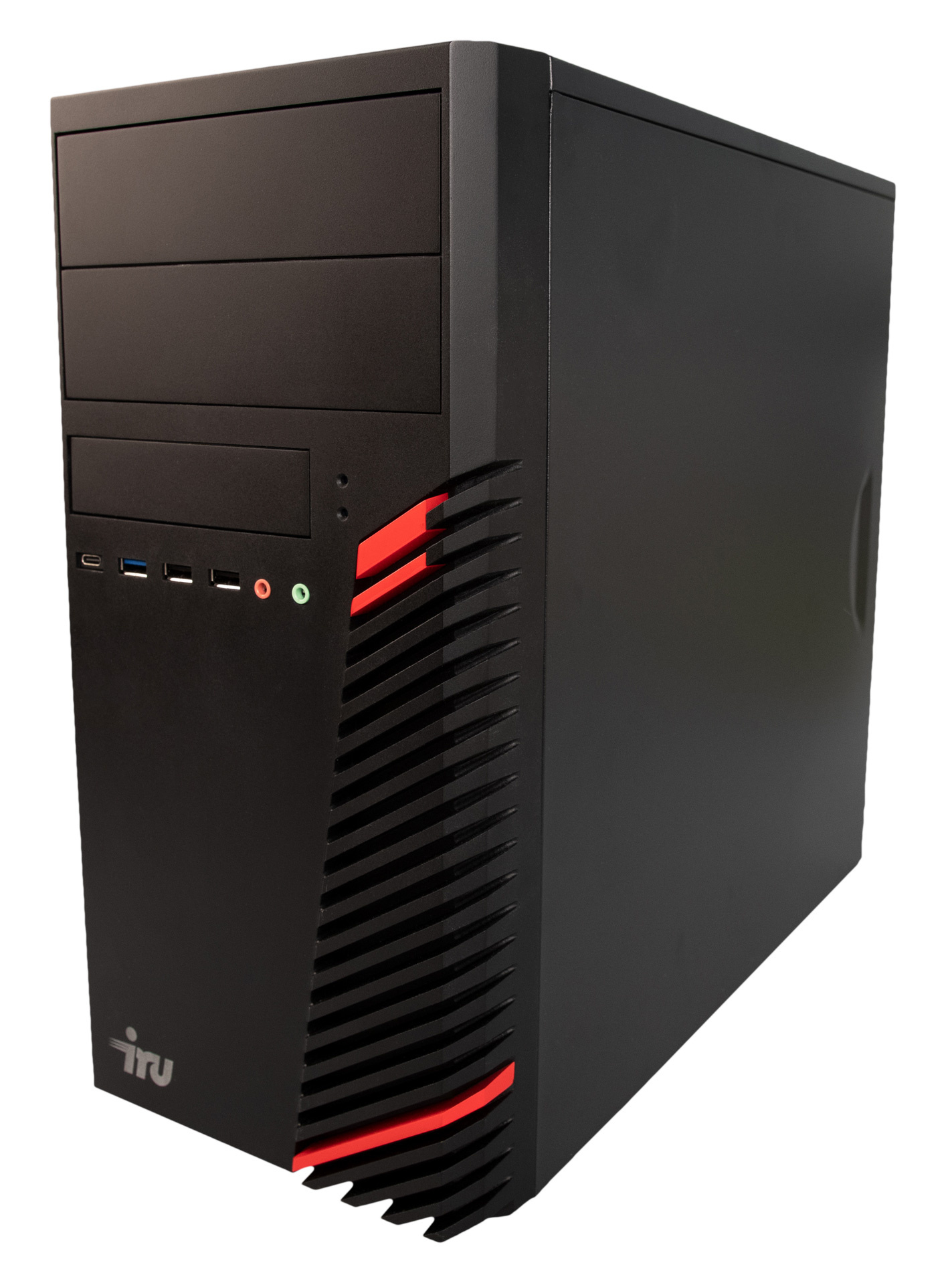 ПК IRU Опал 515 MT i5 10400 (2.9) 8Gb SSD256Gb UHDG 630 Free DOS GbitEth 400W kb мышь клавиатура черный (1844519) — фото 6