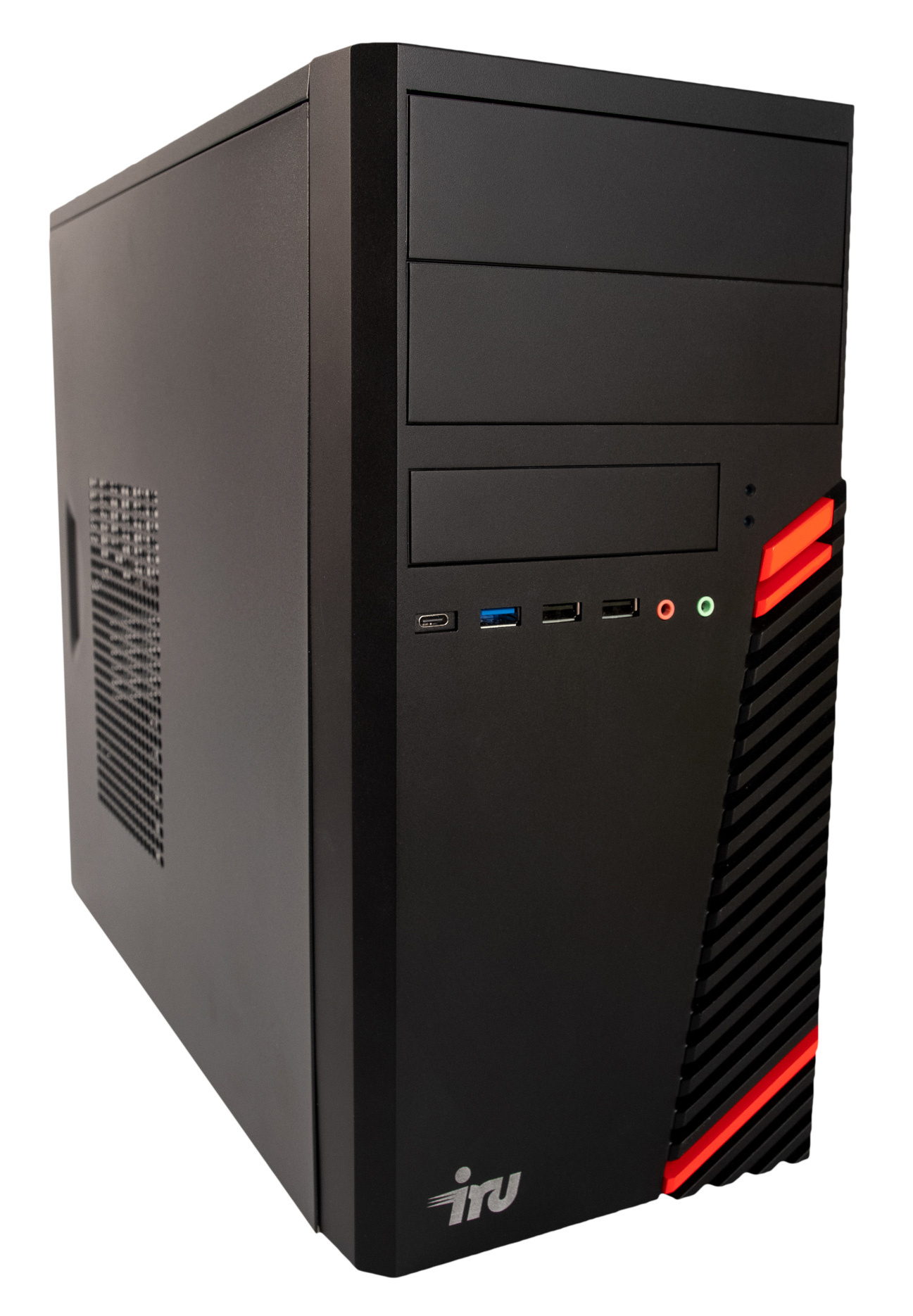 ПК IRU Опал 515 MT i5 10400 (2.9) 16Gb SSD512Gb UHDG 630 Free DOS GbitEth 400W kb мышь клавиатура черный (1844523) — фото 2