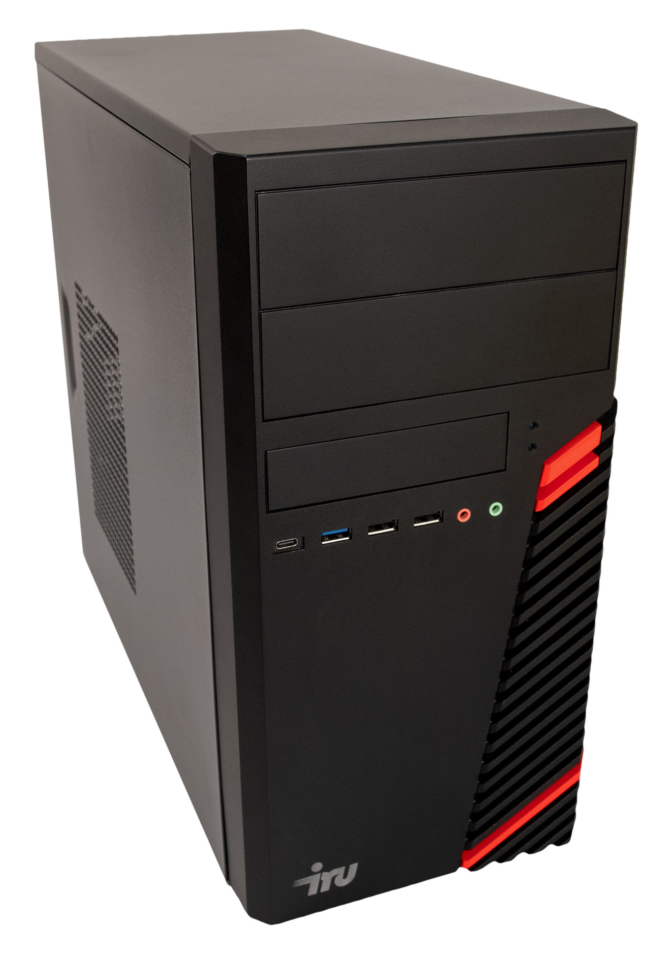 ПК IRU Опал 515 MT i5 10400 (2.9) 16Gb SSD512Gb UHDG 630 Free DOS GbitEth 400W kb мышь клавиатура черный (1844523) — фото 3
