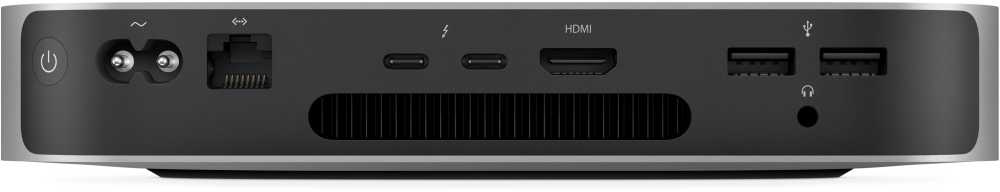 ПК Apple Mac mini A2348 slim M1 8 core 16Gb SSD512Gb 8 core GPU macOS GbitEth WiFi BT серебристый (Z12N0008F) — фото 4
