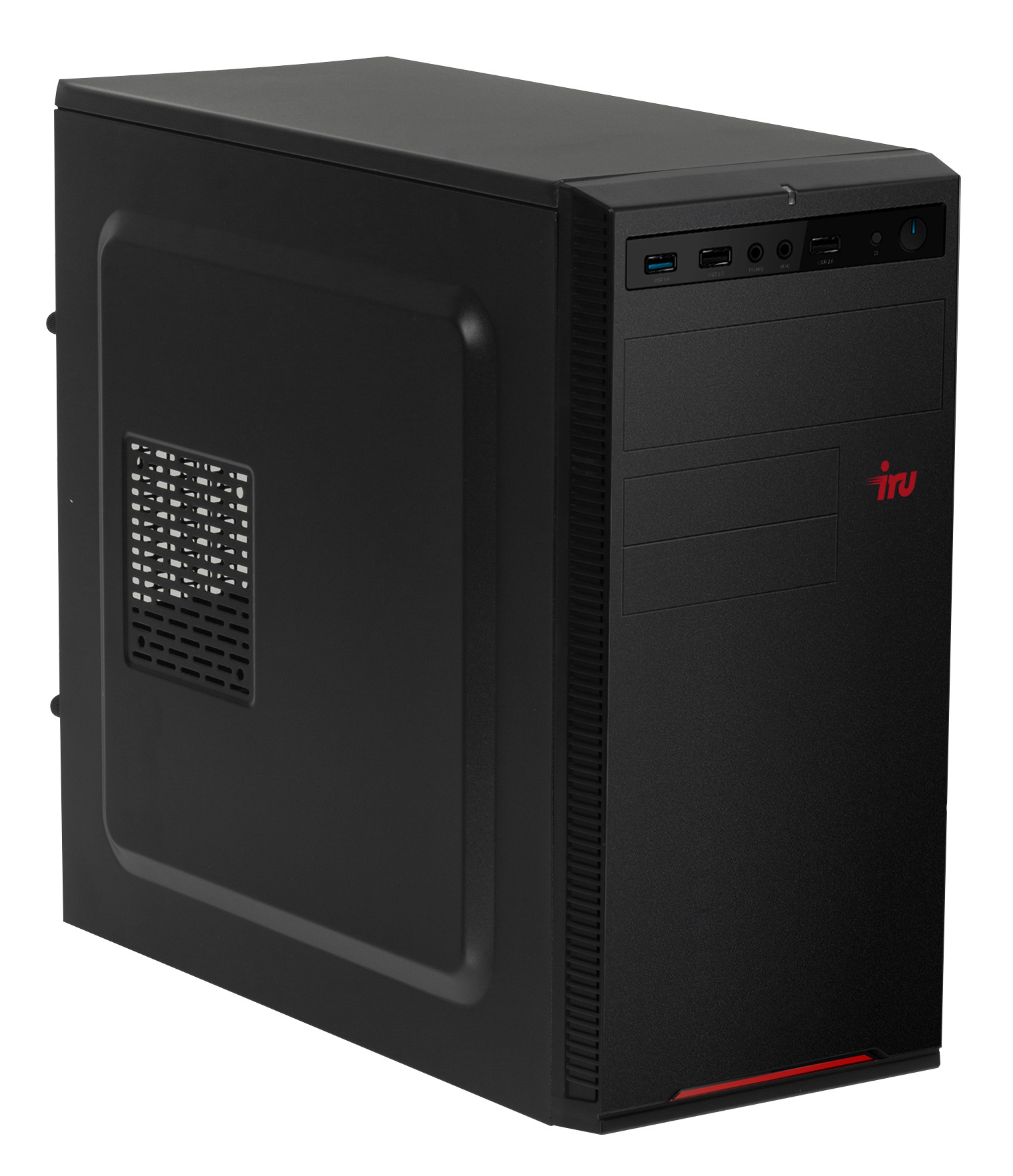 ПК IRU Game 510B5GS MT i3 10105F (3.7) 16Gb SSD1Tb GTX1650 4Gb Free DOS GbitEth 500W черный (1856592) — фото 3
