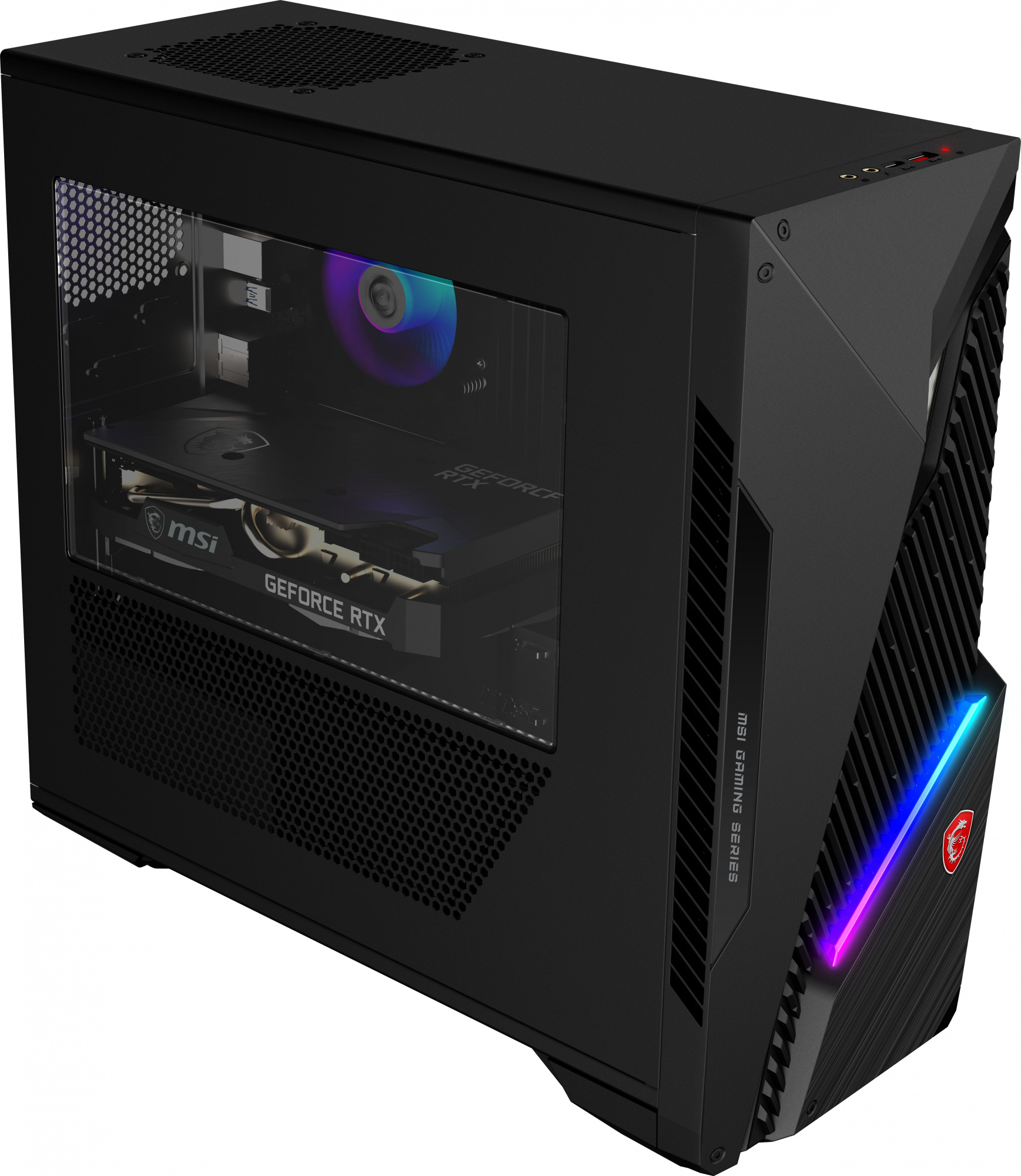 ПК MSI Infinite S3 12TH-606XRU MT i5 12400F (2.5) 16Gb SSD512Gb RTX3050 8Gb noOS GbitEth WiFi BT 500W черный (9S6-B93821-606) — фото 4
