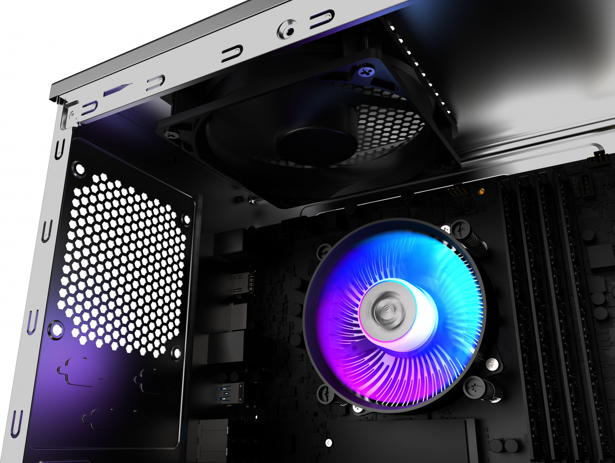 ПК MSI Infinite S3 12TH-606XRU MT i5 12400F (2.5) 16Gb SSD512Gb RTX3050 8Gb noOS GbitEth WiFi BT 500W черный (9S6-B93821-606) — фото 10
