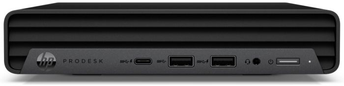 ПК HP ProDesk 400 G6 Mini i5 10500T (2.3) 8Gb SSD256Gb UHDG 630 Free DOS GbitEth 65W мышь черный (1C6Z1EA)