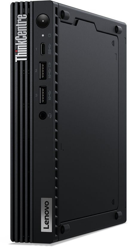 ПК Lenovo ThinkCentre Tiny M70q-3 slim i3 12100T (2.2) 8Gb SSD256Gb UHDG 730 Windows 11 Professional GbitEth WiFi BT 65W kb мышь клавиатура черный (11USS09L00/R)