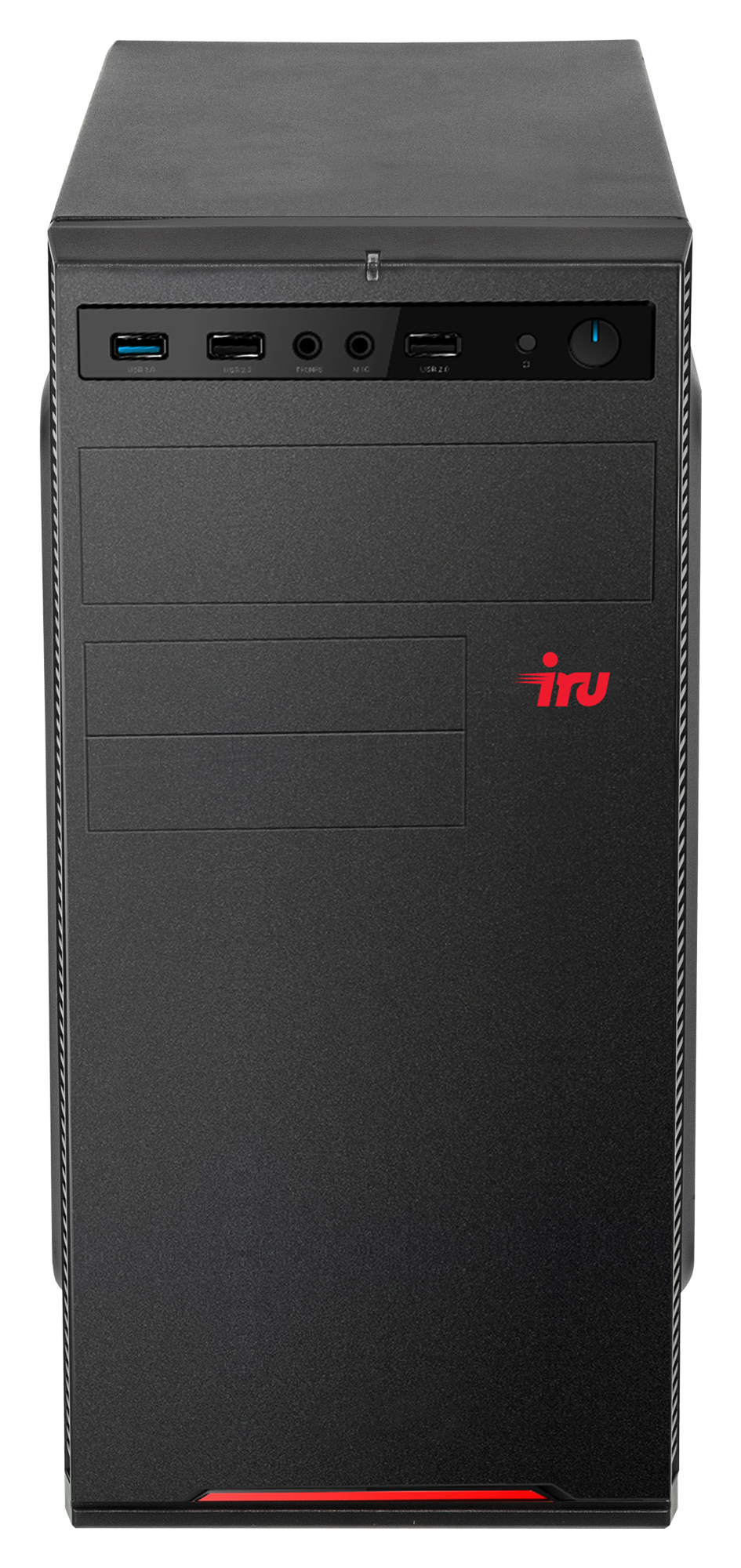 ПК IRU Home 310H5SE MT i3 10105 (3.7) 8Gb SSD1Tb UHDG 630 Free DOS GbitEth 400W черный (1862601) — фото 2