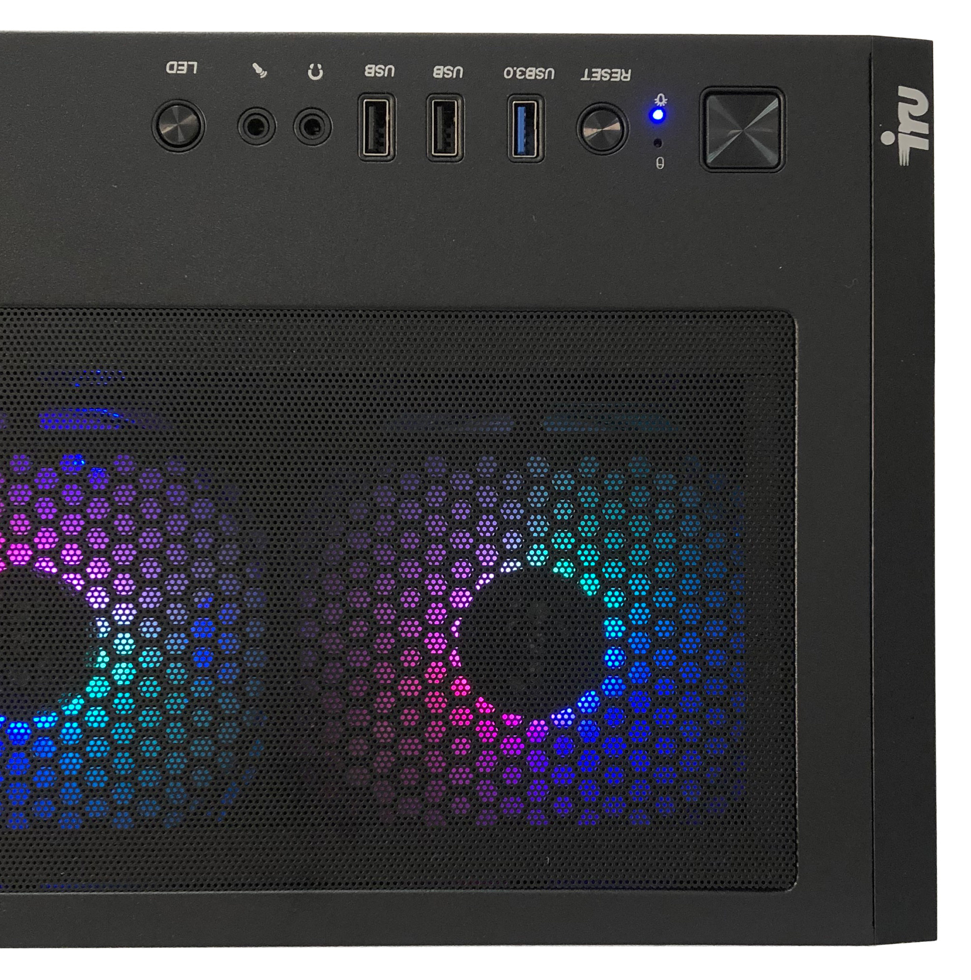 ПК IRU Game 710Z6GP MT i7 12700F (2.1) 16Gb SSD1Tb RTX3070 8Gb Free DOS GbitEth 700W черный (1871622) — фото 10