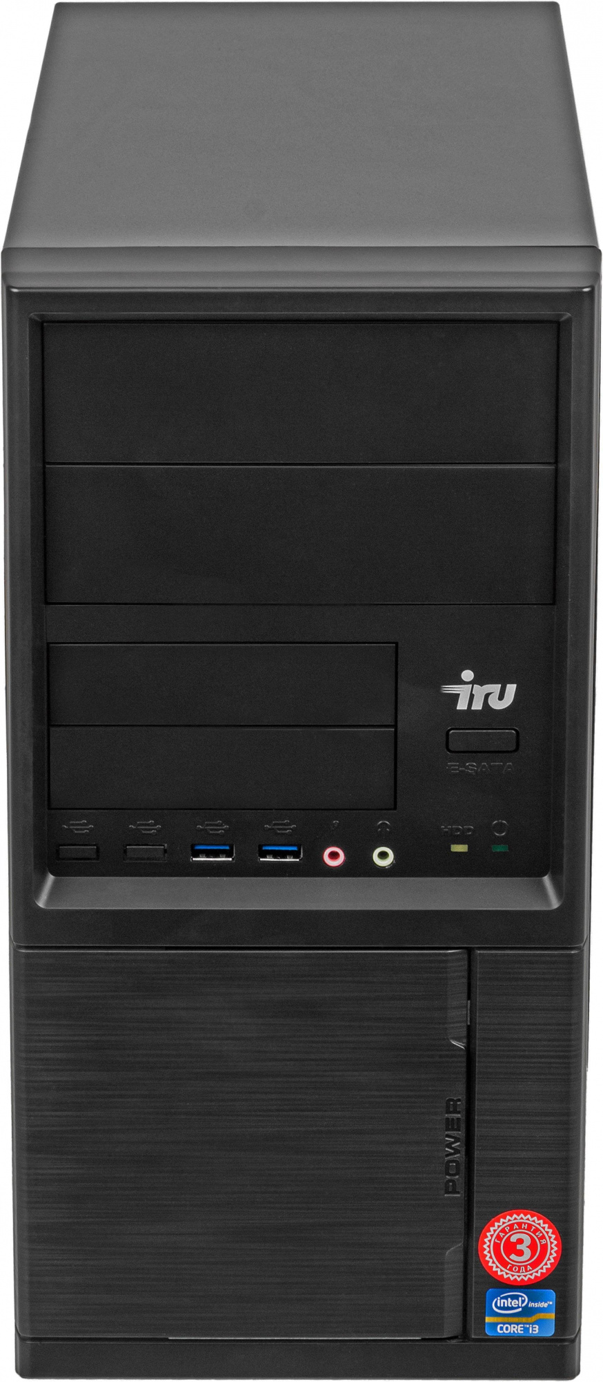 ПК IRU Office 512 MT PG G5420 (3.8) 8Gb SSD240Gb UHDG 610 noOS GbitEth 400W черный (1881529) — фото 6