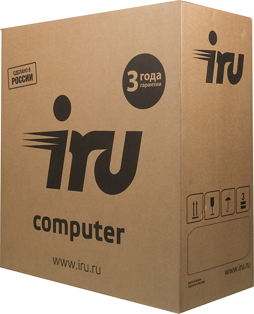 ПК IRU Office 513 MT i3 9100 (3.6) 8Gb SSD240Gb UHDG 630 Windows 10 Professional 64 GbitEth 400W черный (1881567) — фото 10