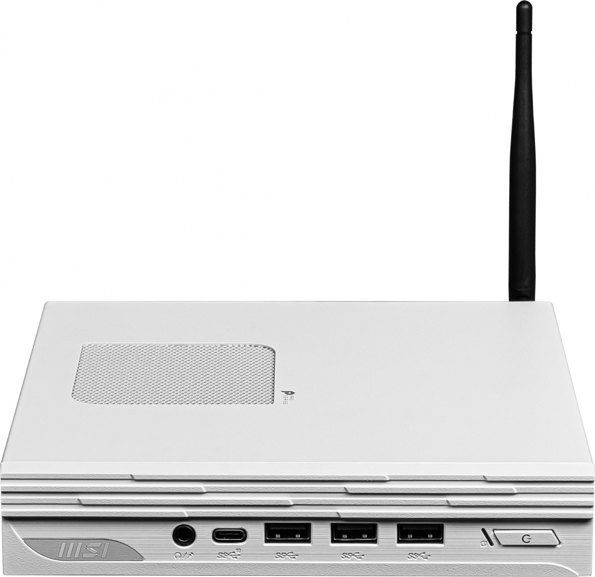 Неттоп MSI Pro DP10 13M-021RU i7 1360P (2.2) 16Gb SSD512Gb Iris Xe Windows 11 Professional 2.5xGbitEth WiFi BT 120W белый (9S6-B0A612-021)