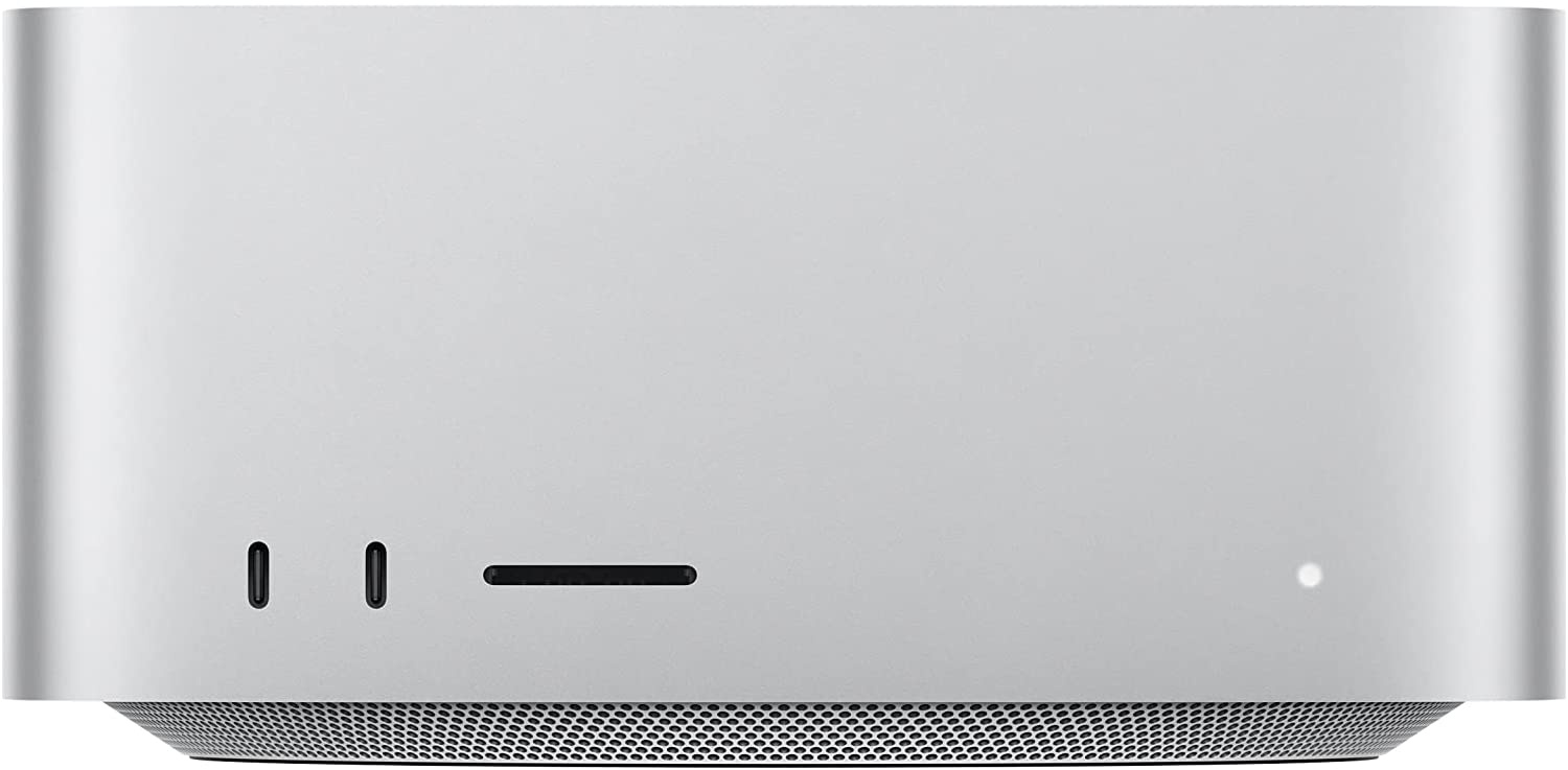ПК Apple Mac studio A2615 DM M1 Max 10 core 32Gb SSD512Gb 24 core GPU CR macOS GbitEth WiFi BT серебристый (MJMV3LL/A) — фото 3