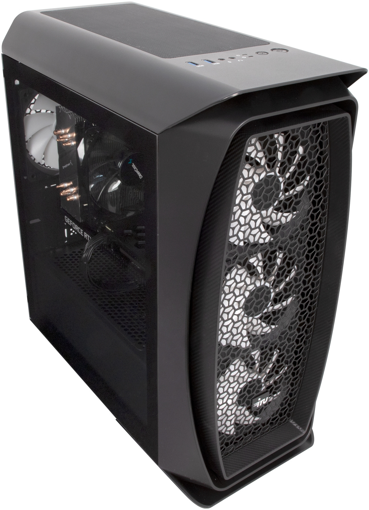 ПК IRU Game 510 MT i5 11600K (3.9) 16Gb SSD1Tb RTX3060Ti 8Gb Free DOS GbitEth 750W черный (1912485) — фото 5