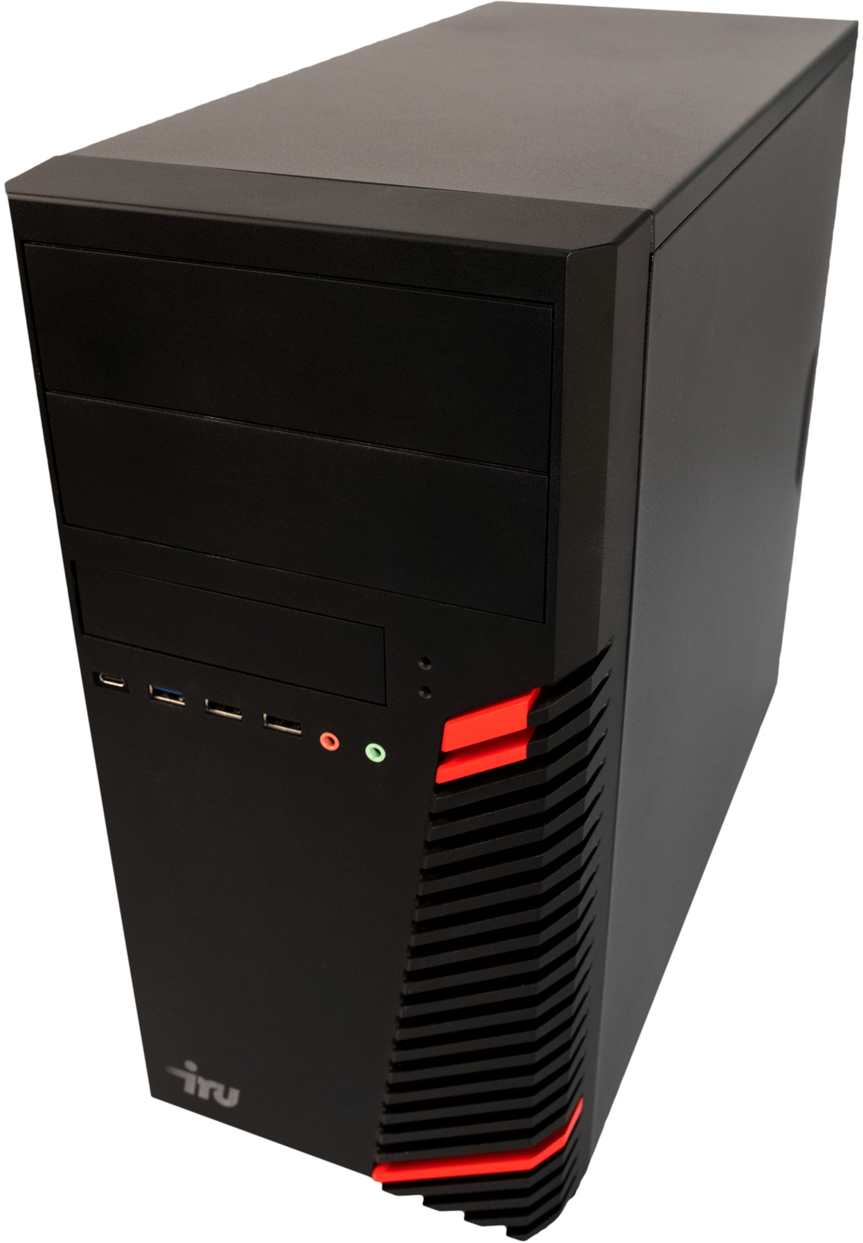 ПК IRU Office 320A3SM MT Ryzen 5 PRO 4650G (3.7) 8Gb SSD256Gb RGr Windows 11 Professional 64 GbitEth 400W черный (1913981) — фото 3