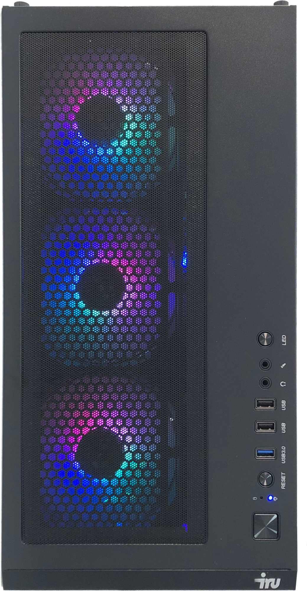 ПК IRU Home 520B5GP MT Ryzen 7 5700G (3.8) 16Gb SSD1Tb RGr Free DOS GbitEth 700W черный (1913993) — фото 9