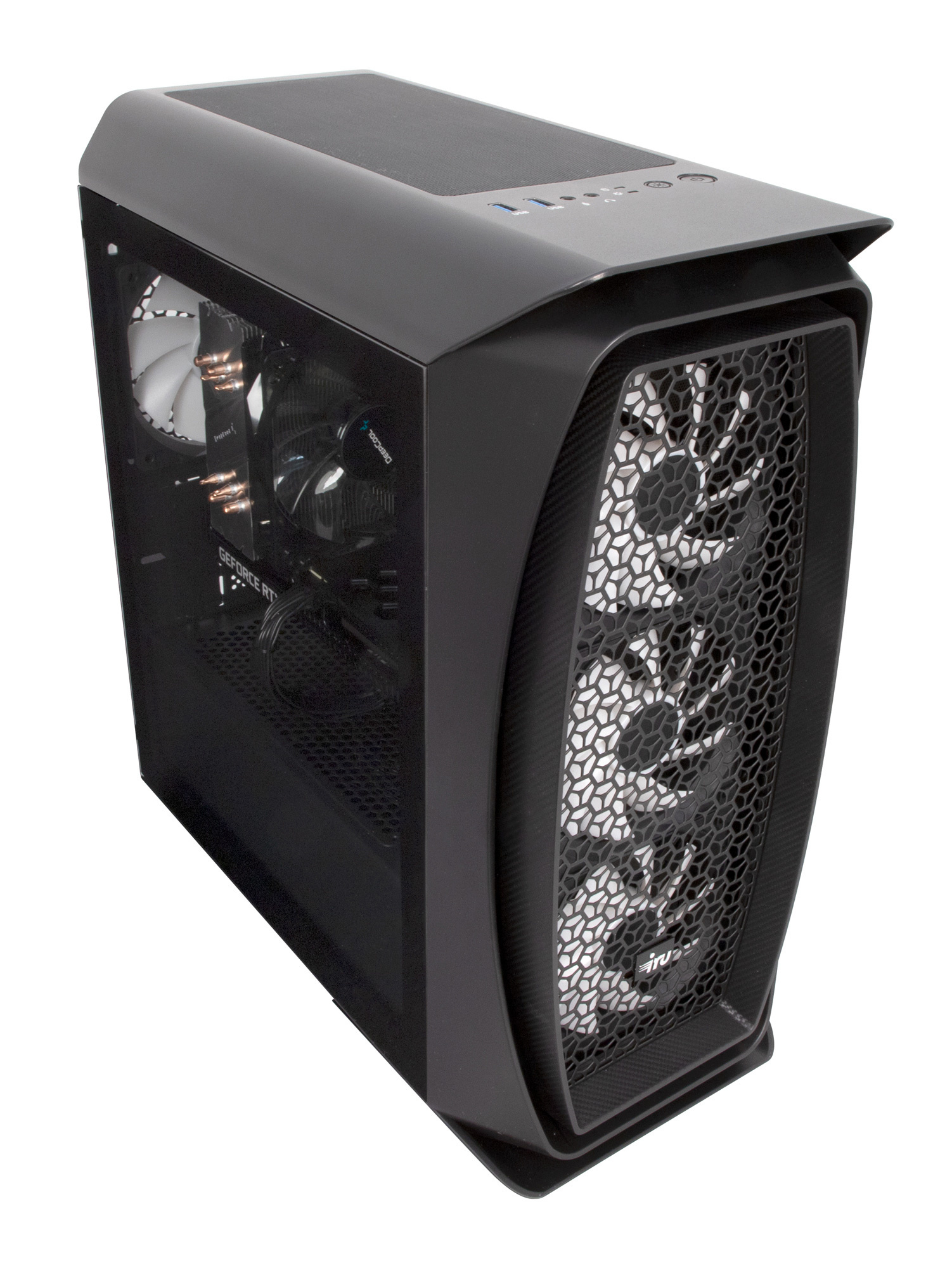 ПК IRU Game 510B5GMA MT i5 11400F (2.6) 16Gb SSD1Tb RX 6600 8Gb Free DOS GbitEth 700W черный (1925209) — фото 5