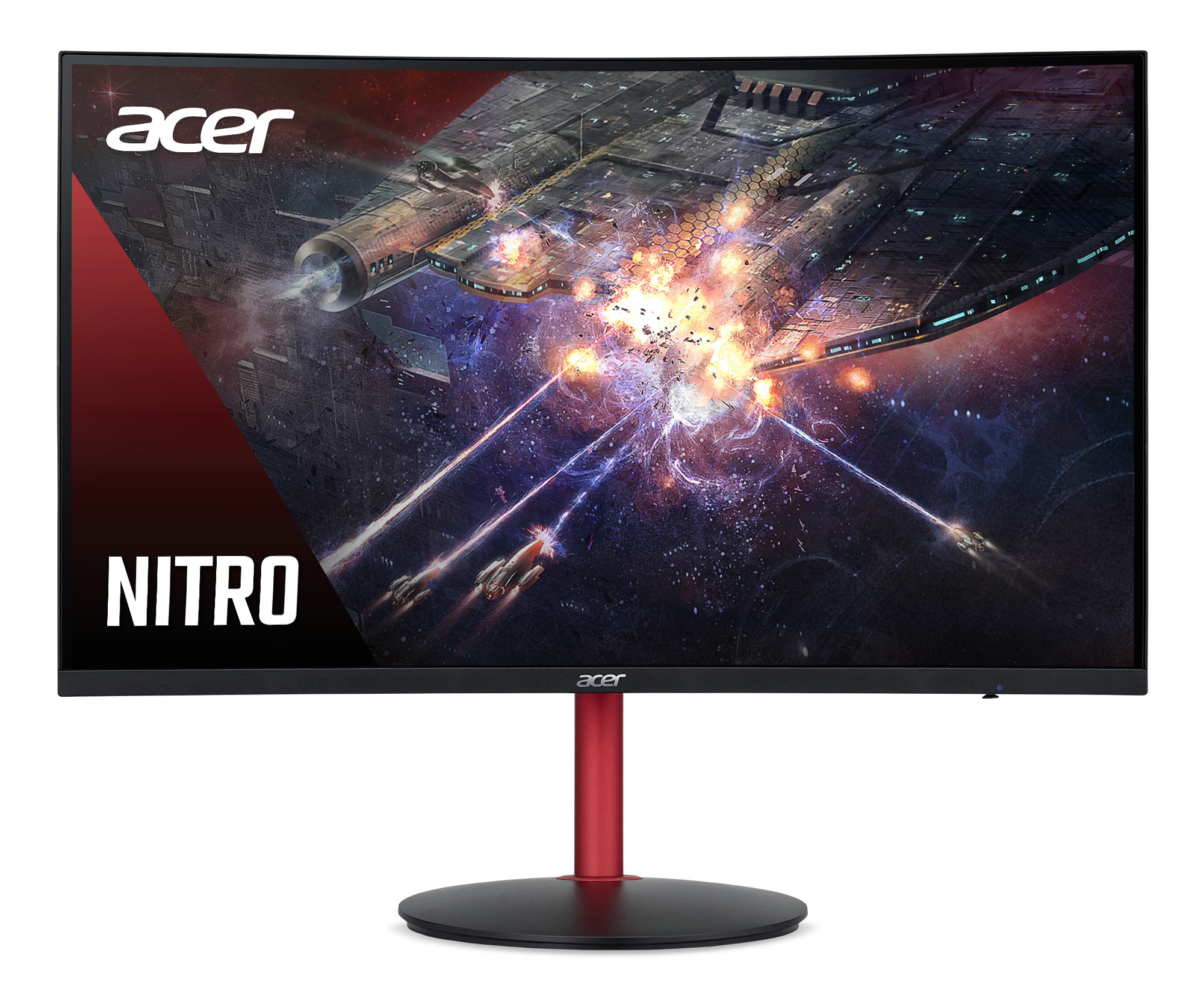 Монитор Acer 23.6" Nitro XZ242QPbmiiphx черный VA LED 16:9 HDMI M/M матовая HAS 400cd 178гр/178гр 1920x1080 144Hz DP FHD 4.16кг