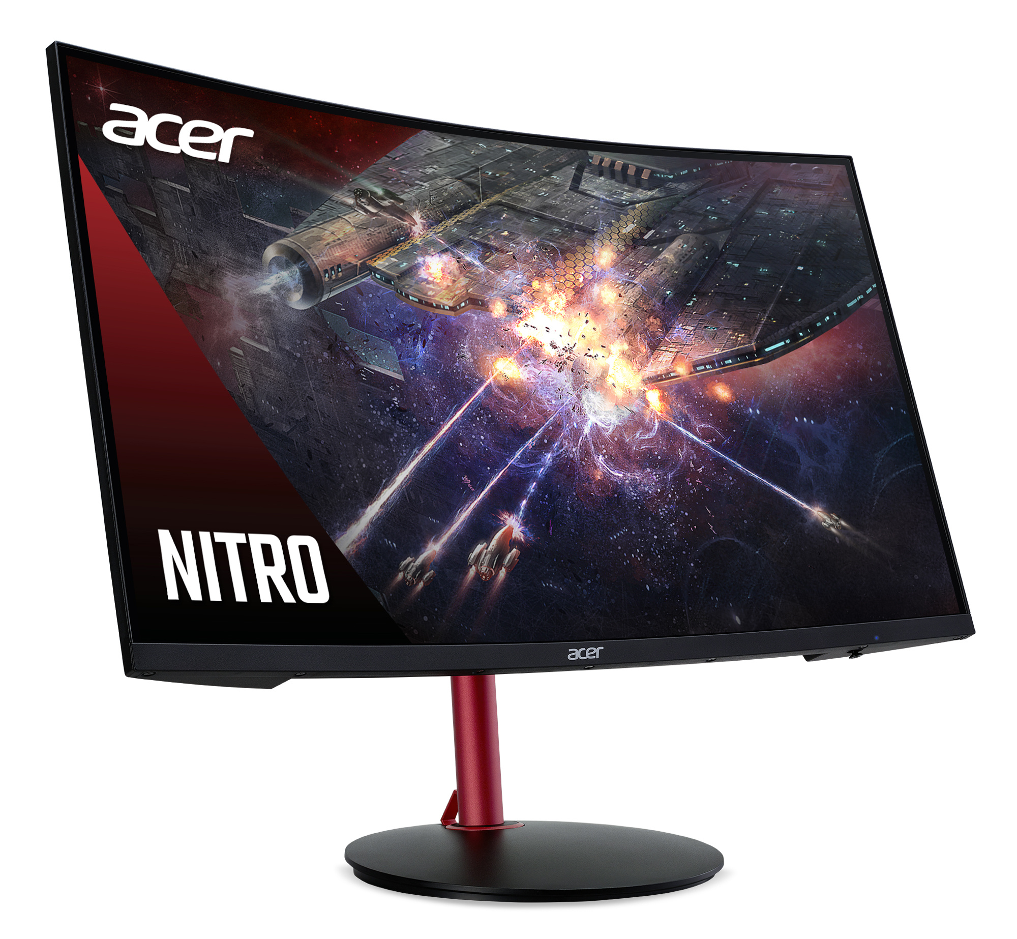 Монитор Acer 23.6" Nitro XZ242QPbmiiphx черный VA LED 16:9 HDMI M/M матовая HAS 400cd 178гр/178гр 1920x1080 144Hz DP FHD 4.16кг — фото 2