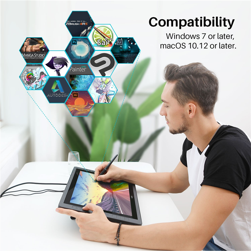 Интерактивный дисплей Huion KAMVAS Pro 20