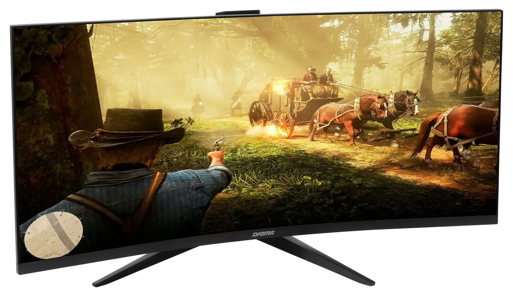 Монитор Digma 34" Gaming DM-MONG3410 черный LED 21:9 HDMI матовая HAS Piv 300cd 178гр/178гр 3440x1440 165Hz G-Sync DP 2K USB 8.48кг — фото 16