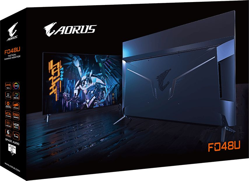 Монитор Gigabyte 47.53" Aorus FO48U — фото 3