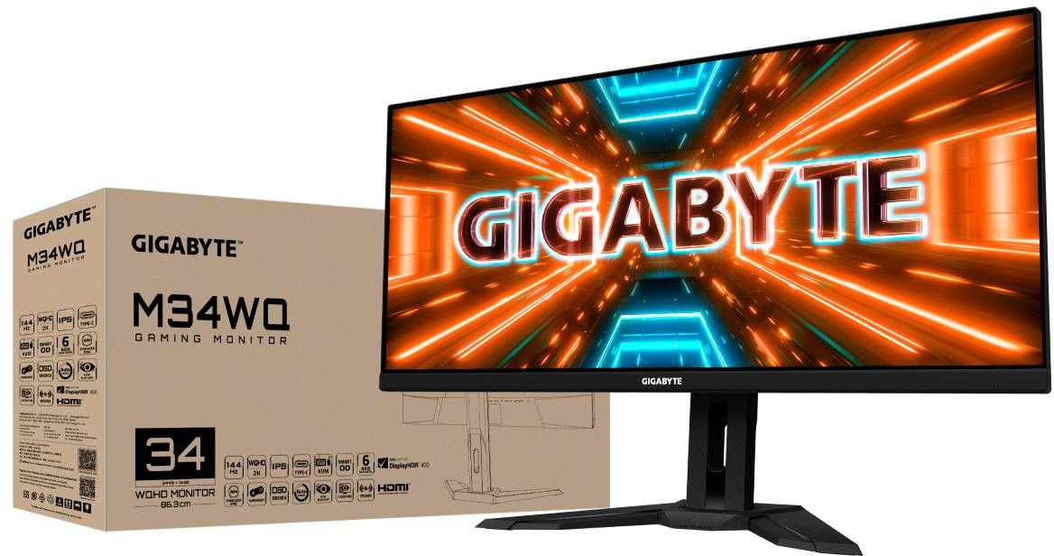 Монитор Gigabyte 34" M34WQ — фото 5