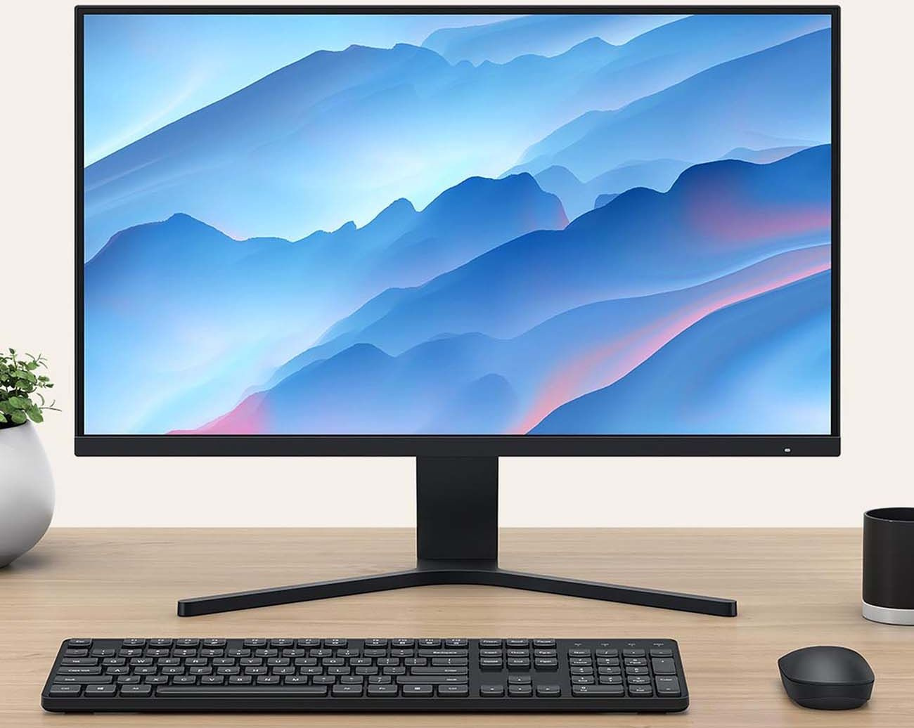 Монитор Xiaomi 27" Mi Desktop Monitor RMMNT27F черный IPS LED 16:9 HDMI матовая 300cd 178гр/178гр 1920x1080 75Hz VGA FHD 4.3кг — фото 6