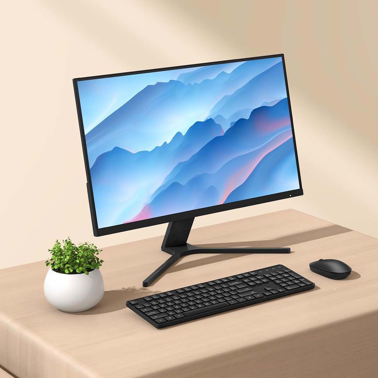 Монитор Xiaomi 27" Mi Desktop Monitor RMMNT27F черный IPS LED 16:9 HDMI матовая 300cd 178гр/178гр 1920x1080 75Hz VGA FHD 4.3кг — фото 7