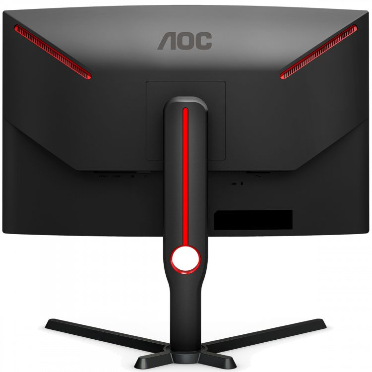 Монитор AOC 27" Gaming C27G3U черный/красный VA LED 1ms 16:9 HDMI M/M матовая HAS Piv 250cd 178гр/178гр 1920x1080 165Hz FreeSync Premium DP FHD USB 5.55кг — фото 4