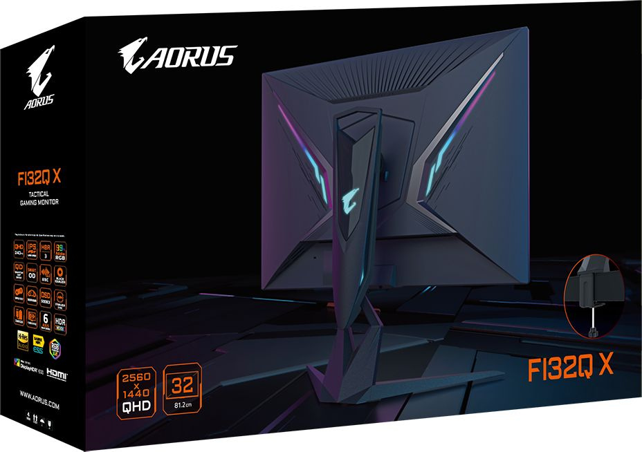 Монитор Gigabyte 32" Aorus FI32Q-X — фото 3