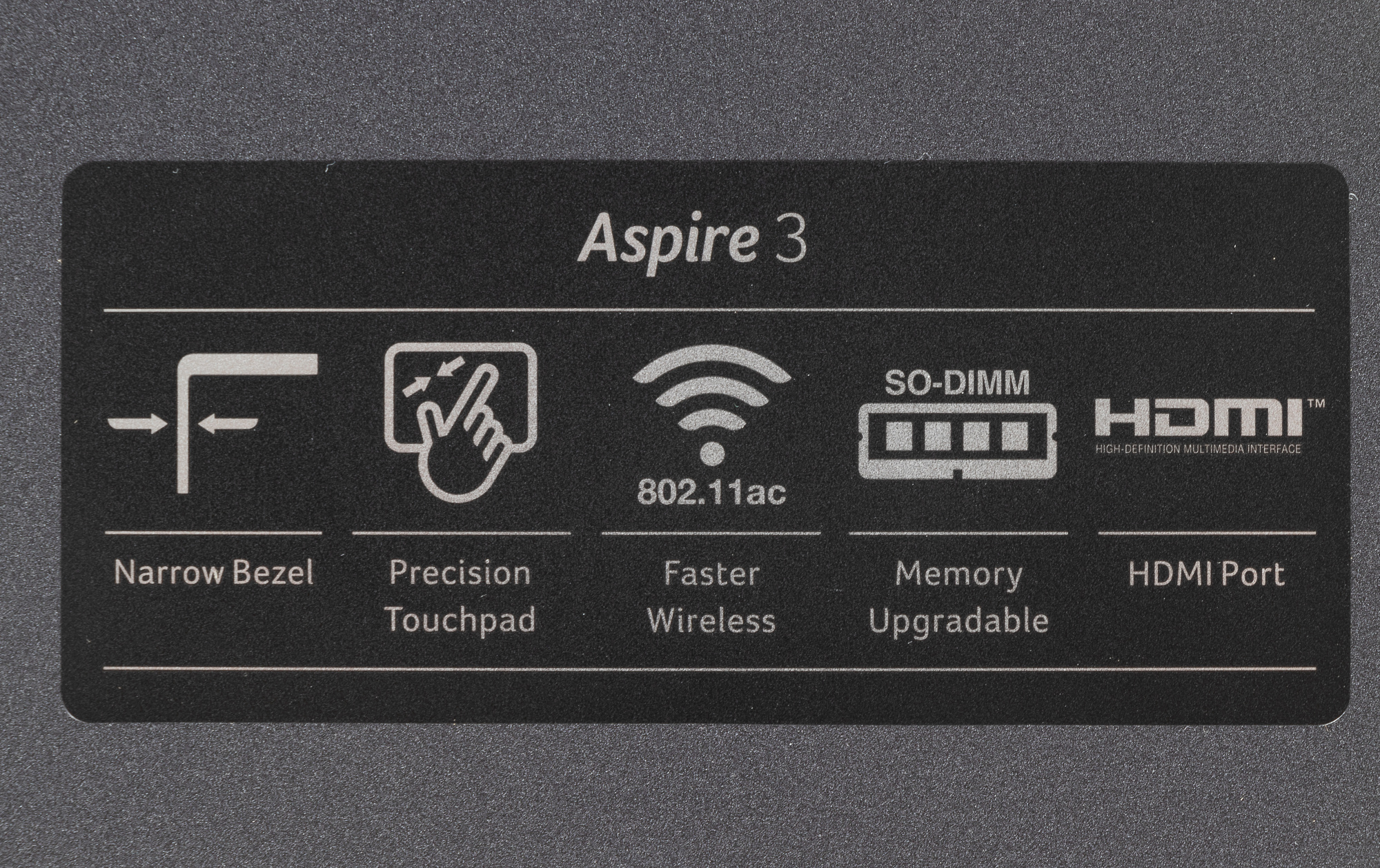 Ноутбук Acer Aspire 3 A314-22-R7SR Ryzen 3 3250U 4Gb SSD128Gb AMD Radeon 14" TN FHD (1920x1080) Windows 10 Home black WiFi BT Cam (NX.HVVER.001) — фото 29