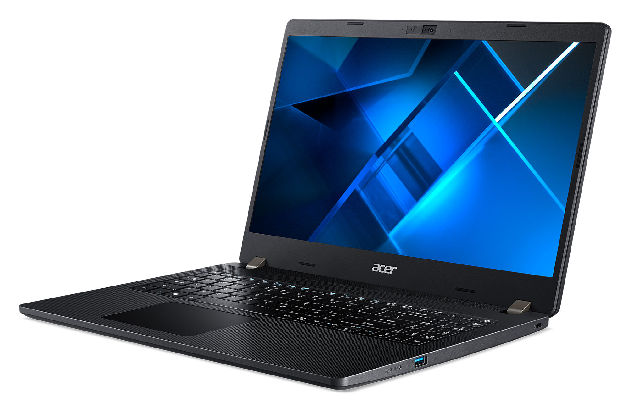 Ноутбук Acer TravelMate P2 TMP215-53-5480 Core i5 1135G7 8Gb SSD256Gb Intel Iris Xe graphics 15.6" FHD (1920x1080) Eshell black WiFi BT Cam (NX.VPVER.004) — фото 3