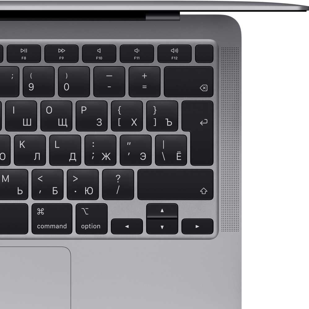 Ноутбук Apple MacBook Air M1 8 core 8Gb SSD512Gb/7 core GPU 13.3" IPS (2560x1600) Mac OS grey space WiFi BT Cam (Z1240004J) — фото 3