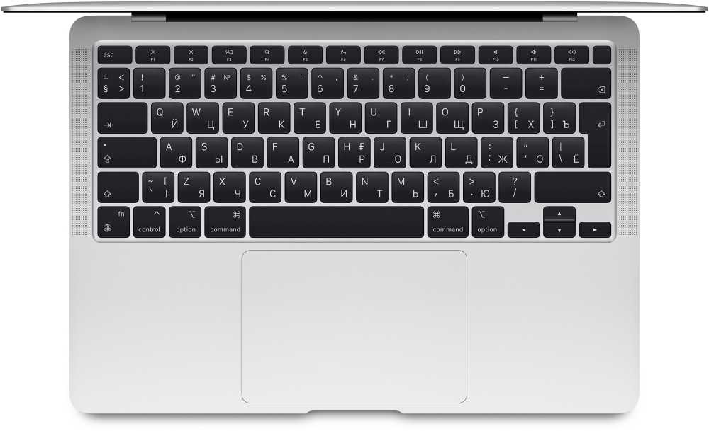 Ноутбук Apple MacBook Air M1 8 core 16Gb SSD256Gb/7 core GPU 13.3" IPS (2560x1600) Mac OS silver WiFi BT Cam (Z12700034) — фото 2