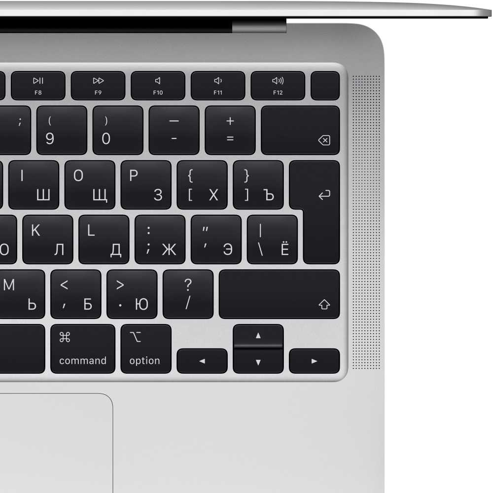 Ноутбук Apple MacBook Air M1 8 core 16Gb SSD256Gb/7 core GPU 13.3" IPS (2560x1600) Mac OS silver WiFi BT Cam (Z12700034) — фото 3