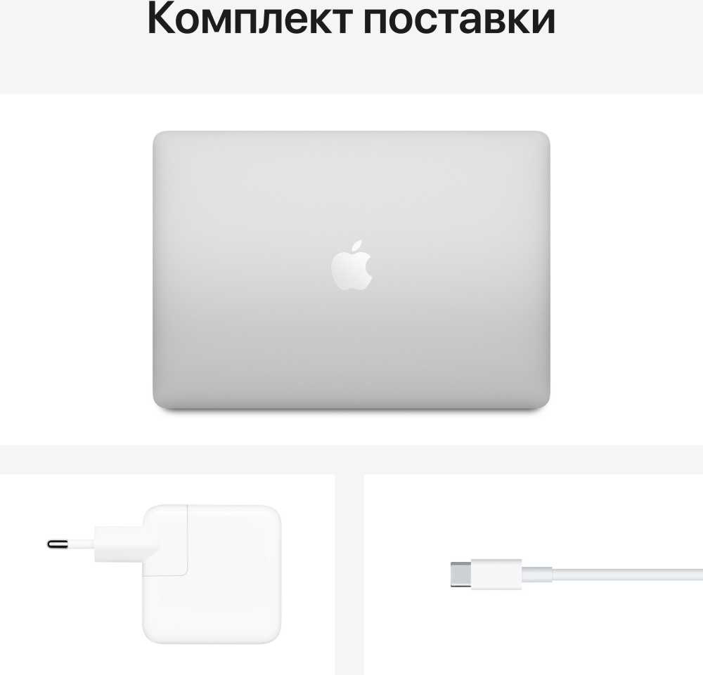 Ноутбук Apple MacBook Air M1 8 core 16Gb SSD256Gb/7 core GPU 13.3" IPS (2560x1600) Mac OS silver WiFi BT Cam (Z12700034) — фото 6