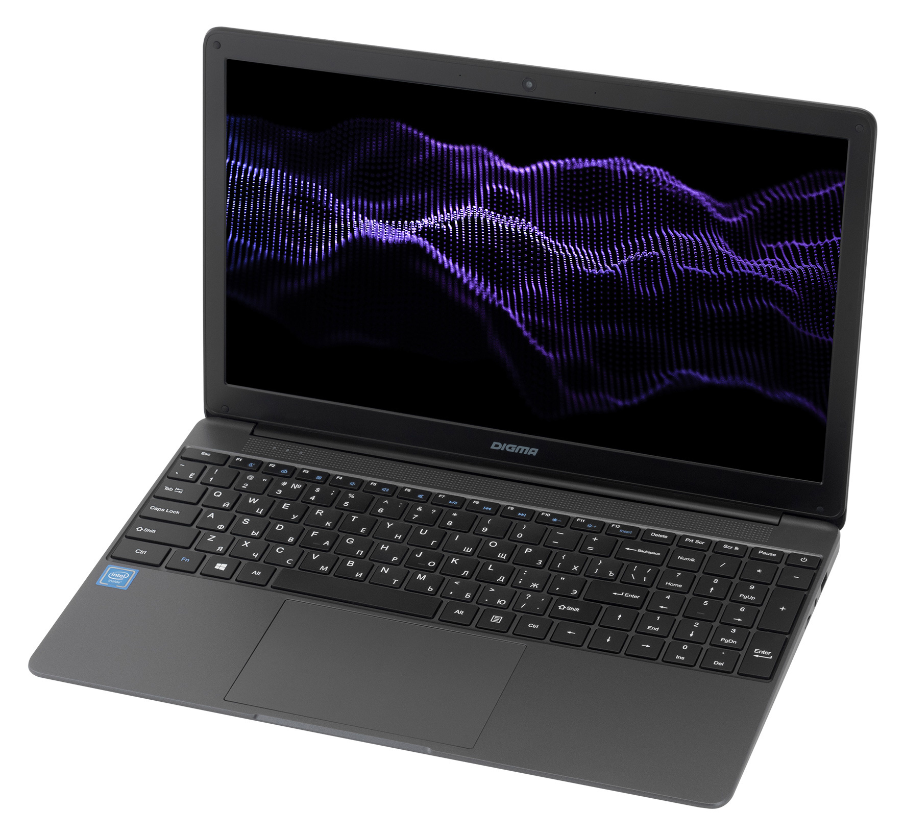 Ноутбук Digma EVE 15 P417 Pentium J3710 4Gb eMMC128Gb Intel HD Graphics 405 15.6" IPS FHD (1920x1080) Windows 10 Home Single Language 64 dk.grey WiFi BT Cam 5000mAh (ES5063EW) — фото 4