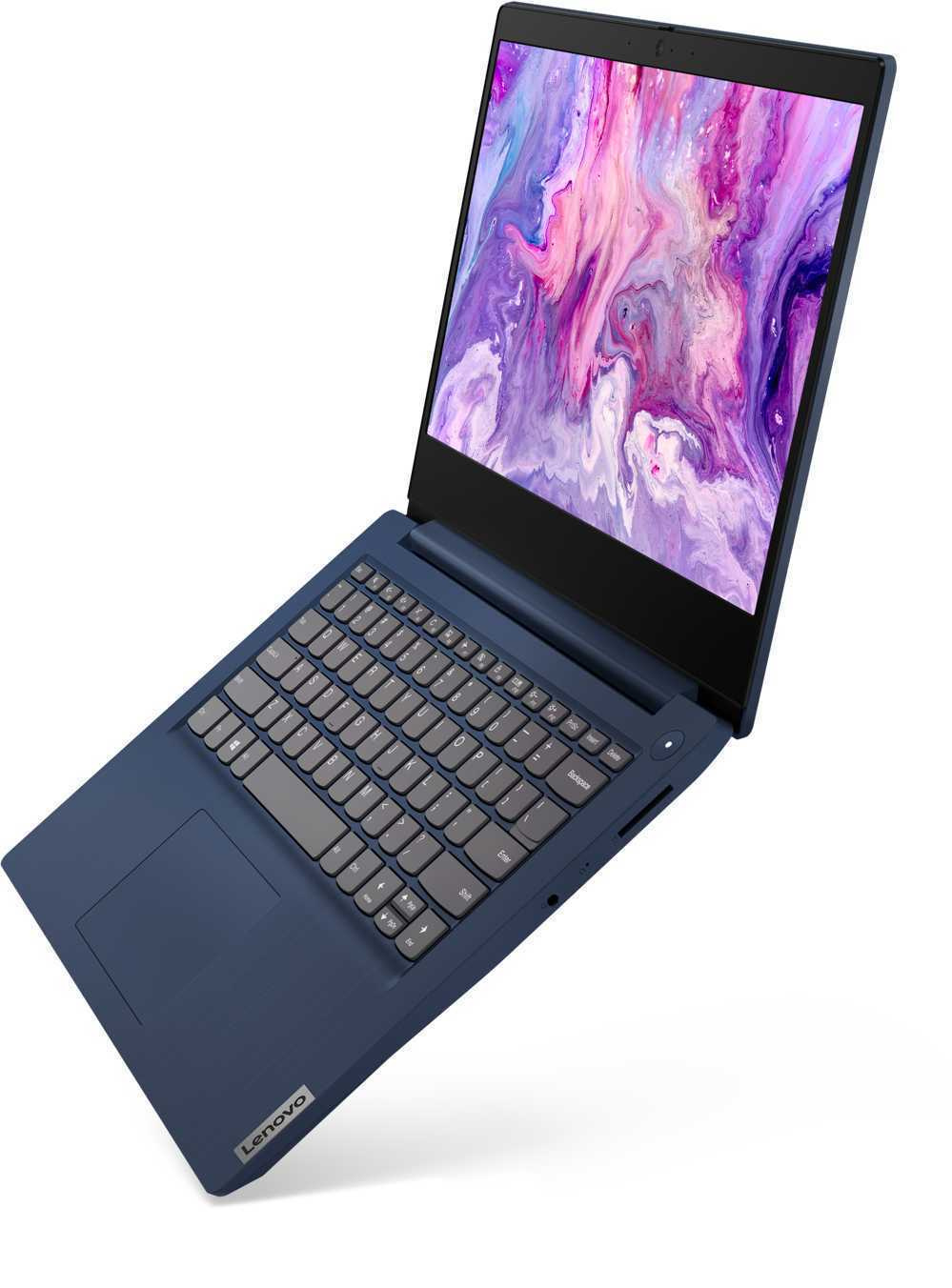Ноутбук Lenovo IdeaPad 3 14IIL05 Core i3 1005G1 4Gb SSD128Gb Intel UHD Graphics 14" TN FHD (1920x1080) Windows 10 Home blue WiFi BT Cam (81WD0102RU) — фото 5