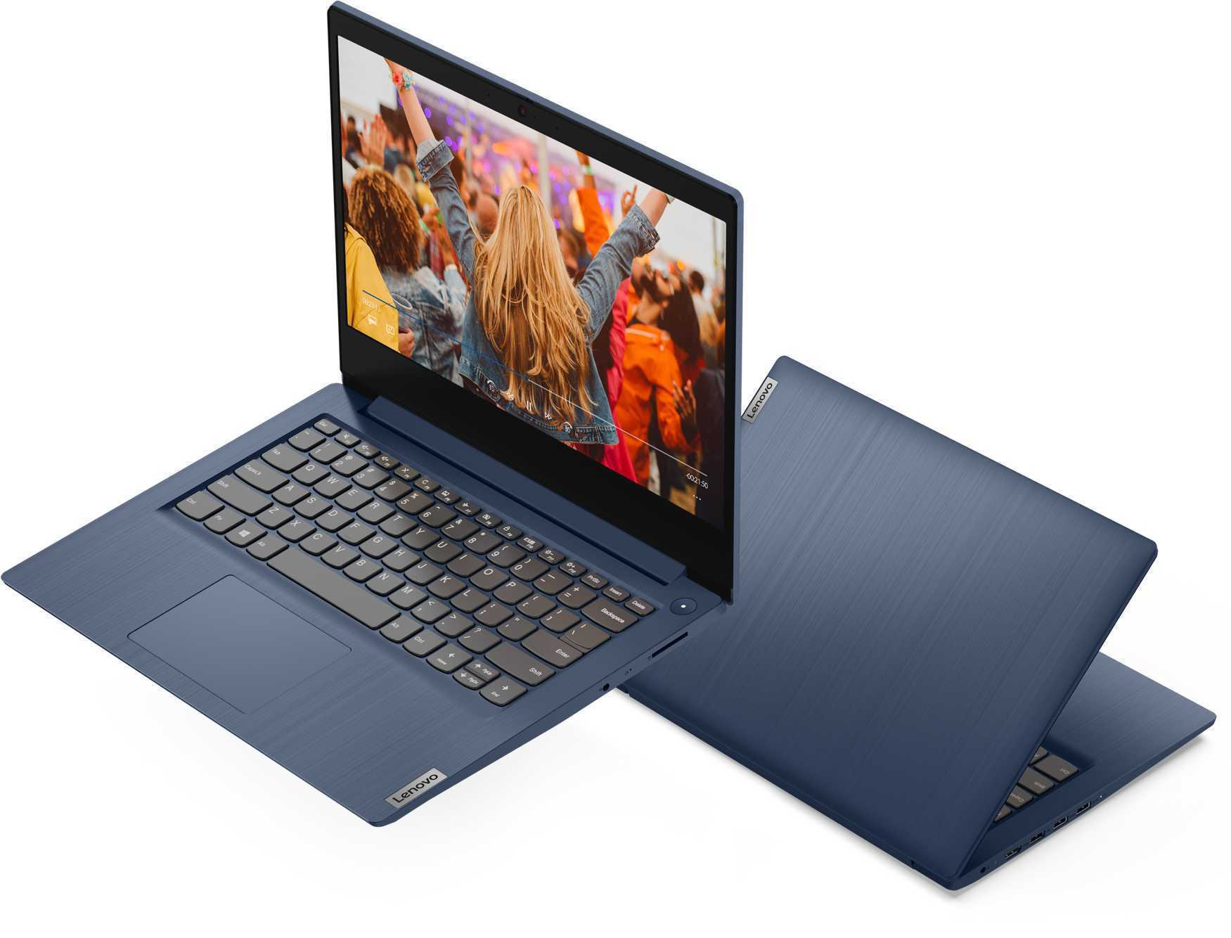Ноутбук Lenovo IdeaPad 3 14IIL05 Core i3 1005G1 4Gb SSD128Gb Intel UHD Graphics 14" TN FHD (1920x1080) Windows 10 Home blue WiFi BT Cam (81WD0102RU) — фото 10