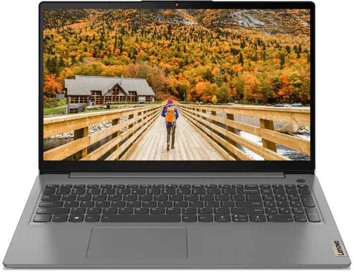 Ноутбук Lenovo IdeaPad 3 15ITL6 Core i3 1115G4 8Gb SSD512Gb Intel UHD Graphics 15.6" IPS FHD (1920x1080) noOS grey WiFi BT Cam (82H8005LRK)