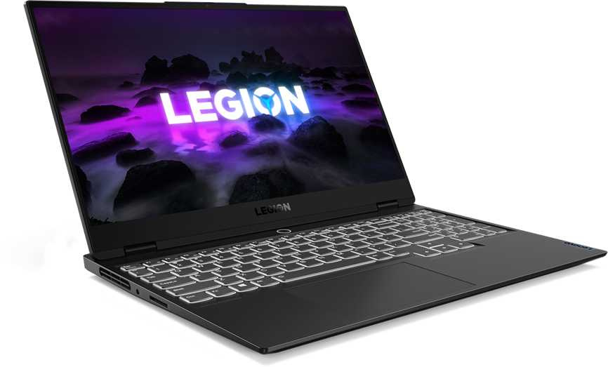 Ноутбук Lenovo Legion S7 15ACH6 Ryzen 7 5800H 32Gb SSD1Tb NVIDIA GeForce RTX 3060 6Gb 15.6" IPS FHD (1920x1080) noOS black WiFi BT Cam (82K8001CRK) — фото 2
