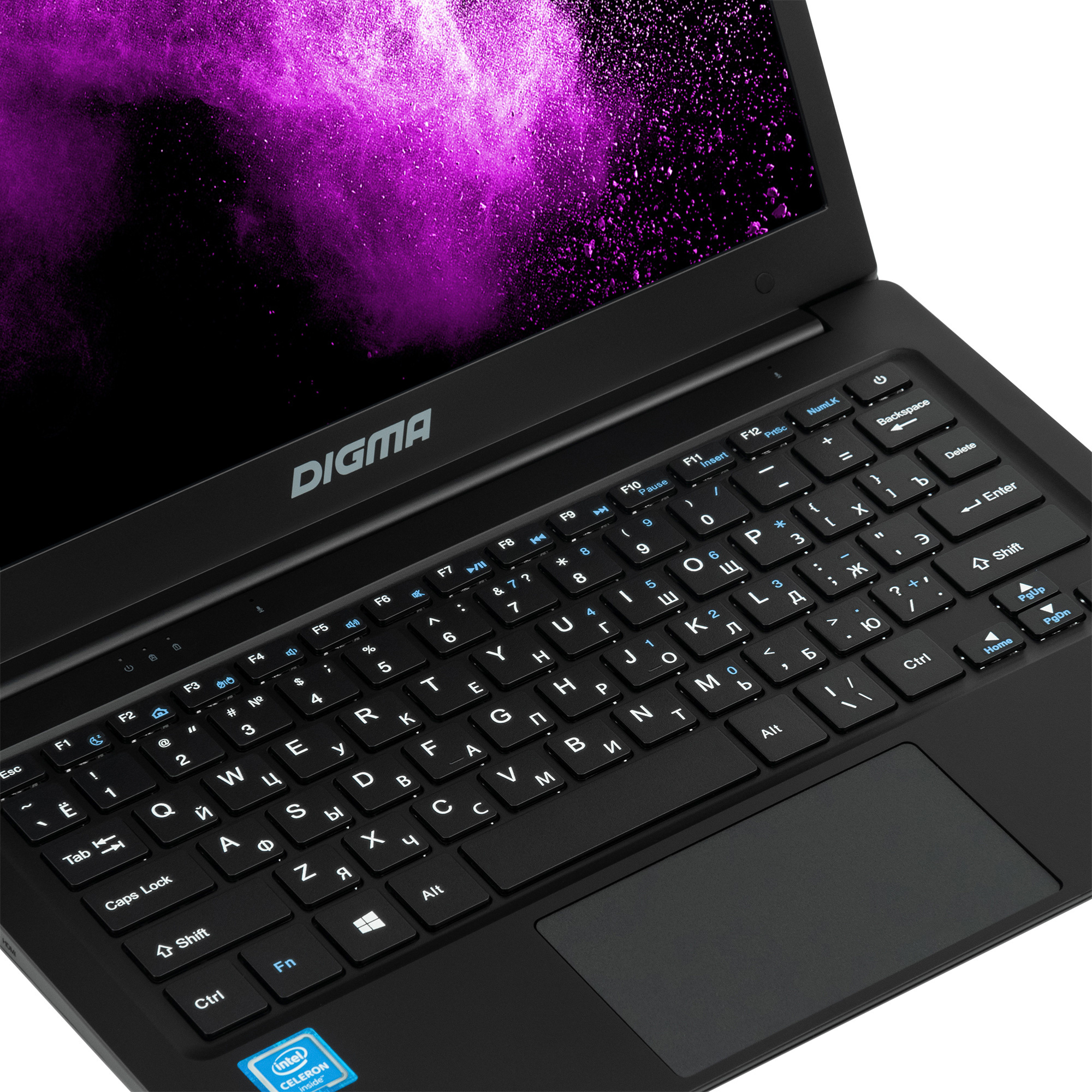 Ноутбук Digma EVE 11 C422 Celeron J4005 4Gb SSD64Gb Intel UHD Graphics 600 11.6" IPS HD (1366x768) Windows 10 Home Single Language 64 black WiFi BT Cam 4000mAh (ES1068EW) — фото 10