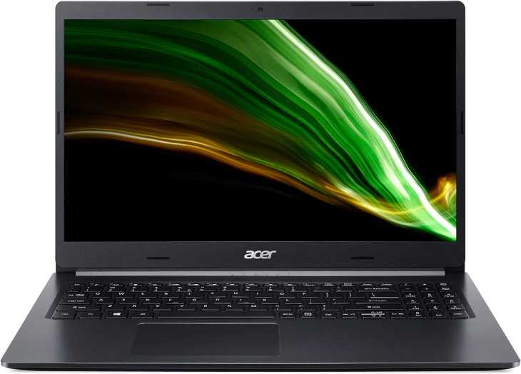 Ноутбук Acer Aspire 5 A515-45-R4FZ Ryzen 5 5500U 8Gb SSD128Gb AMD Radeon 15.6" IPS FHD (1920x1080) Windows 10 Home black WiFi BT Cam (NX.A85ER.00J)