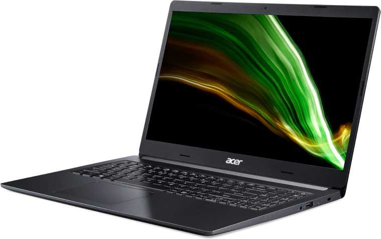 Ноутбук Acer Aspire 5 A515-45-R4FZ Ryzen 5 5500U 8Gb SSD128Gb AMD Radeon 15.6" IPS FHD (1920x1080) Windows 10 Home black WiFi BT Cam (NX.A85ER.00J) — фото 3