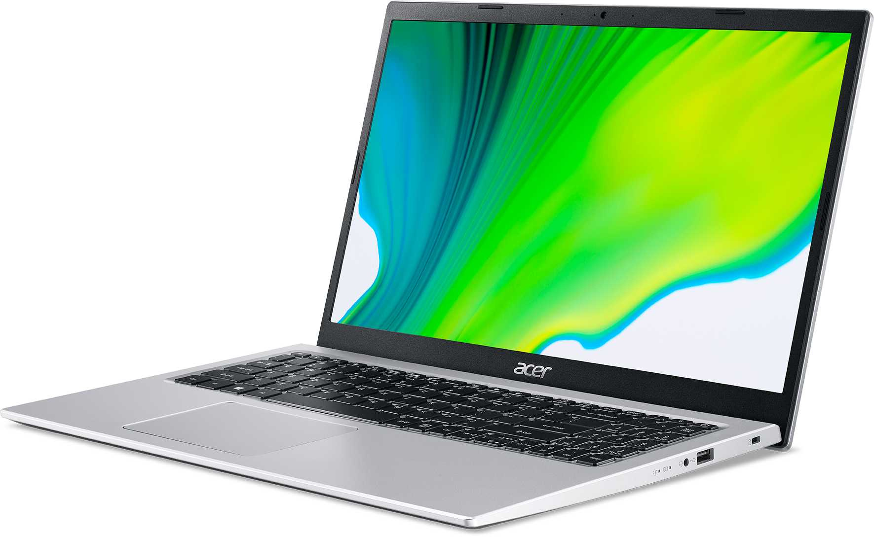 Ноутбук Acer Aspire 1 A115-32-P123 Pentium Silver N6000 8Gb eMMC128Gb Intel UHD Graphics 15.6" TN FHD (1920x1080) Eshell silver WiFi BT Cam (NX.A6MER.004) — фото 3