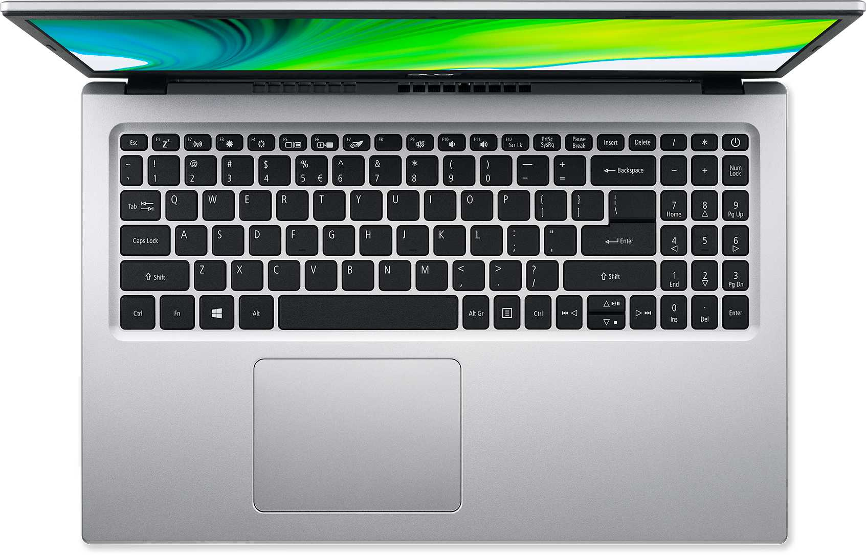 Ноутбук Acer Aspire 1 A115-32-P123 Pentium Silver N6000 8Gb eMMC128Gb Intel UHD Graphics 15.6" TN FHD (1920x1080) Eshell silver WiFi BT Cam (NX.A6MER.004) — фото 4